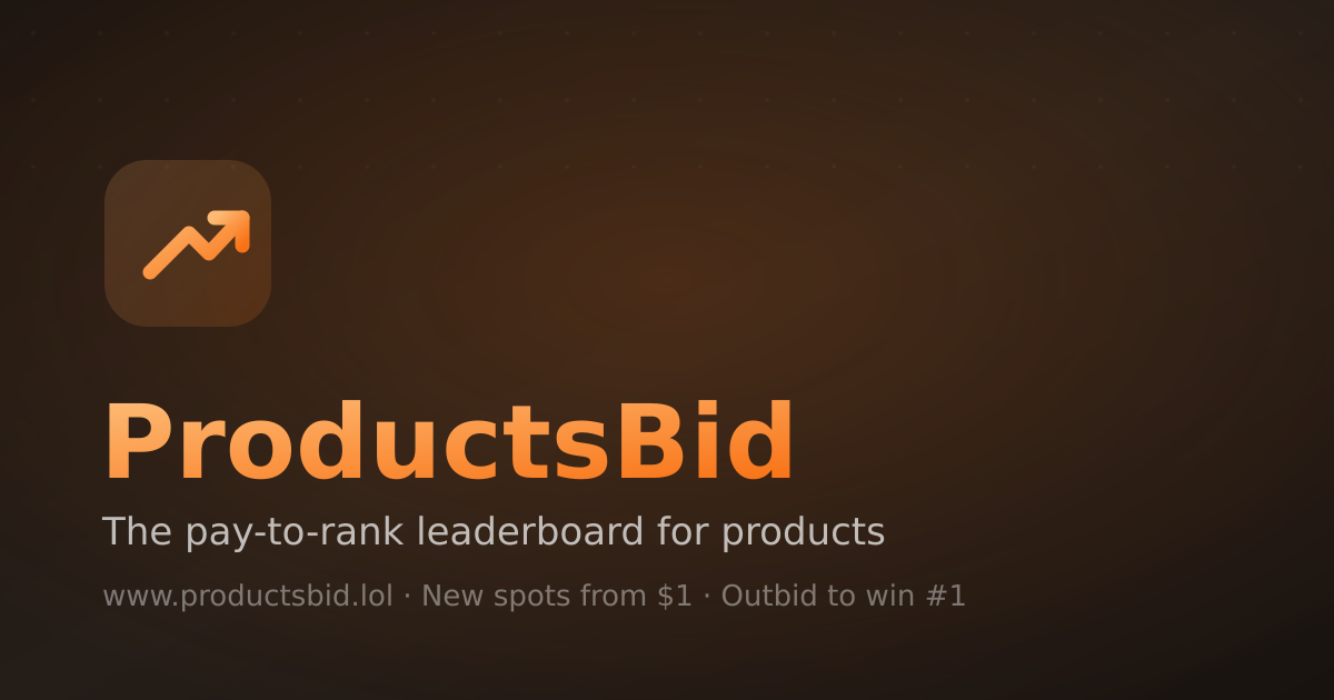 ProductsBid Open Graph preview